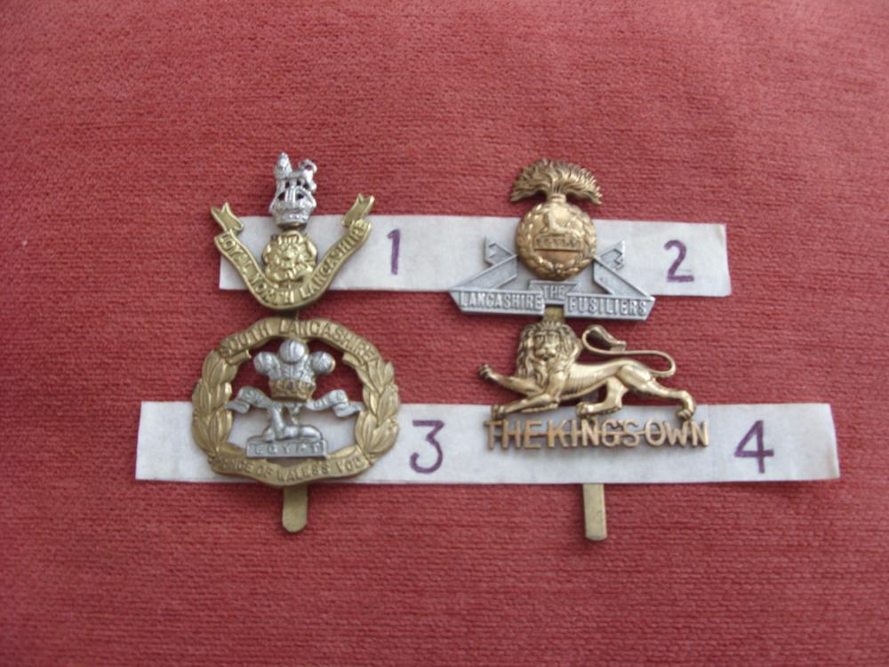 Regional Army Cap Badges.