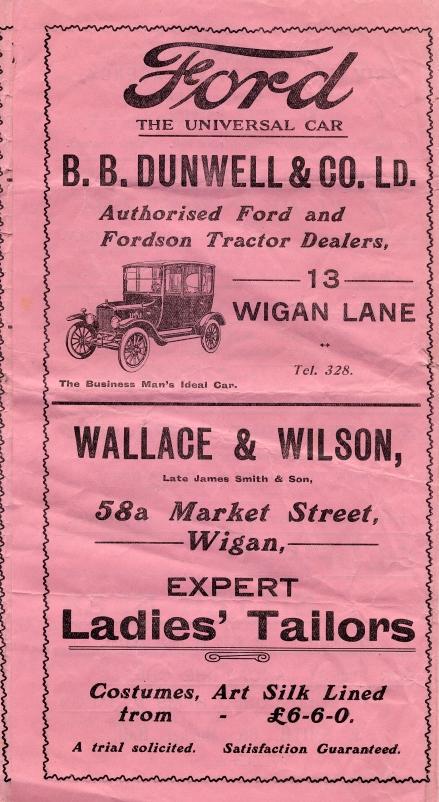 ROYAL COURT THEATRE 1922 PROGRAMME ROYAL COURT THEATRE 1922 PROGRAMME