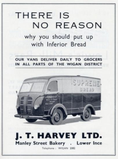 J,T. Harvey 1950's advert J,T. Harvey 1950's advert