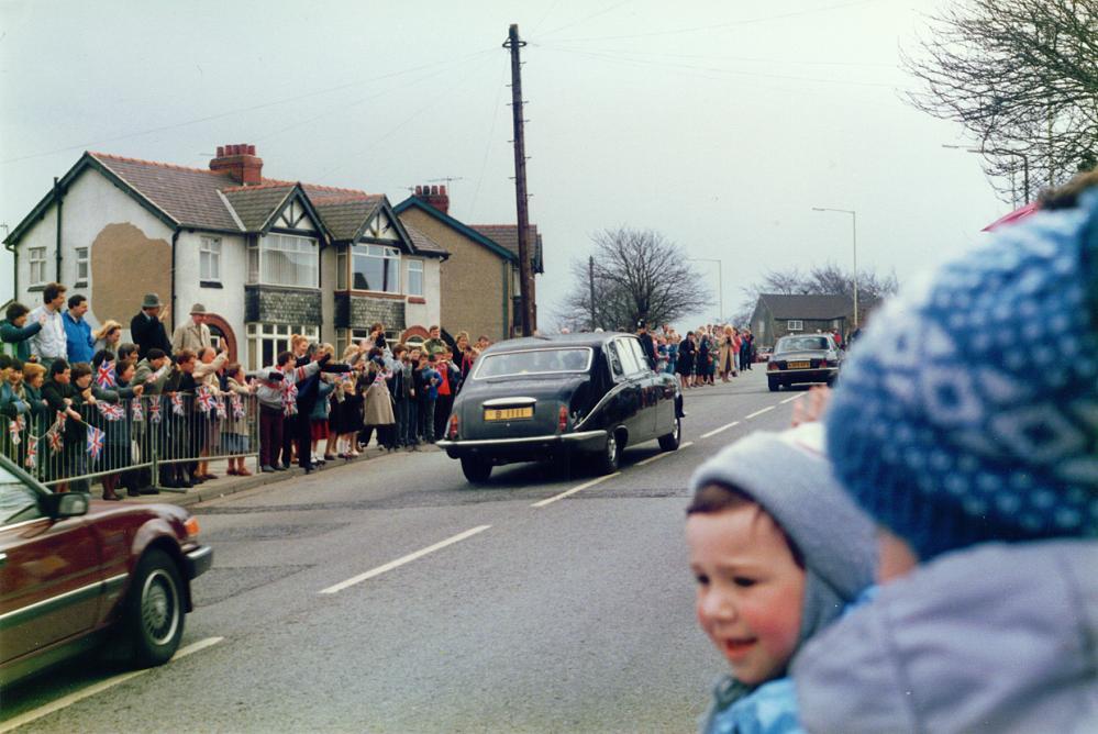 Princess Diana visit, c1982