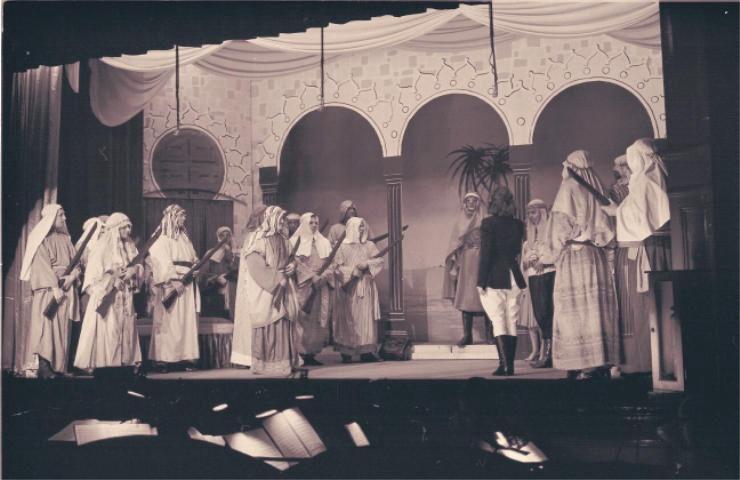 Performance of The Desert Song, 1960's. Performance of The Desert Song, 1960's.
