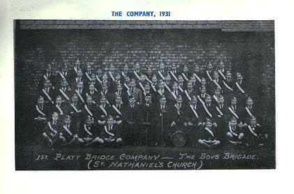 Ist Platt Bridge Company Boys Brigade 1931 Ist Platt Bridge Company Boys Brigade 1931