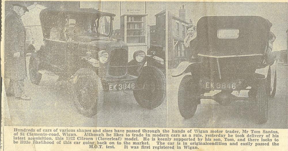 2 old'uns-press cutting from April 4th 1963 Evening Post. 2 old'uns-press cutting from April 4th 1963 Evening Post.