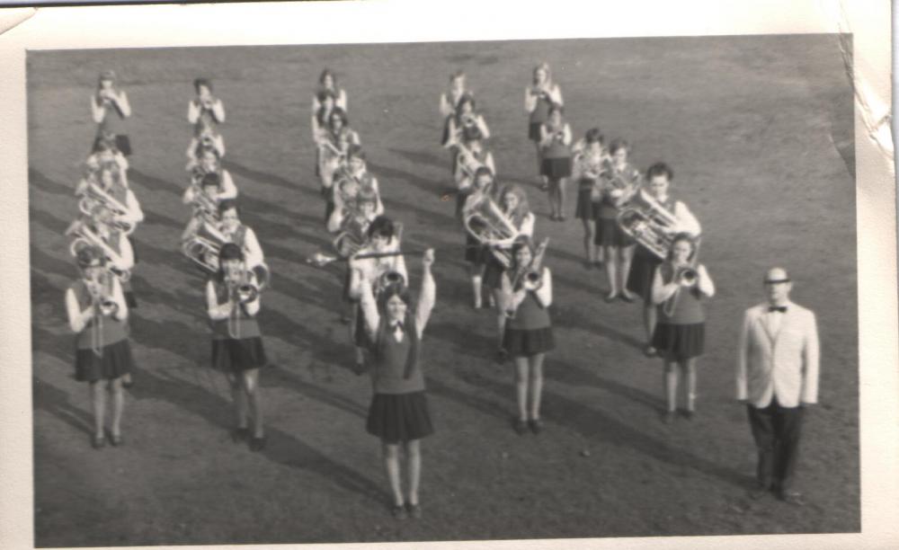 Marching practice 1969/70 Marching practice 1969/70