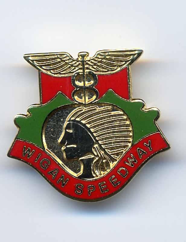Wigan Warriors Speedway Badge Wigan Warriors Speedway Badge