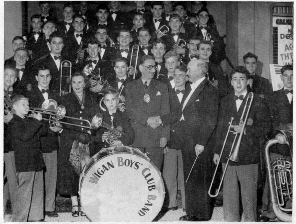 Wigan Boys Club Band London 1953