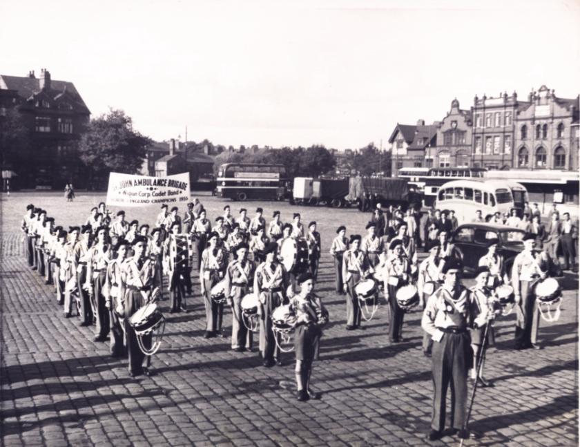 St John Ambulance Brigade Band, 1955. St John Ambulance Brigade Band, 1955.