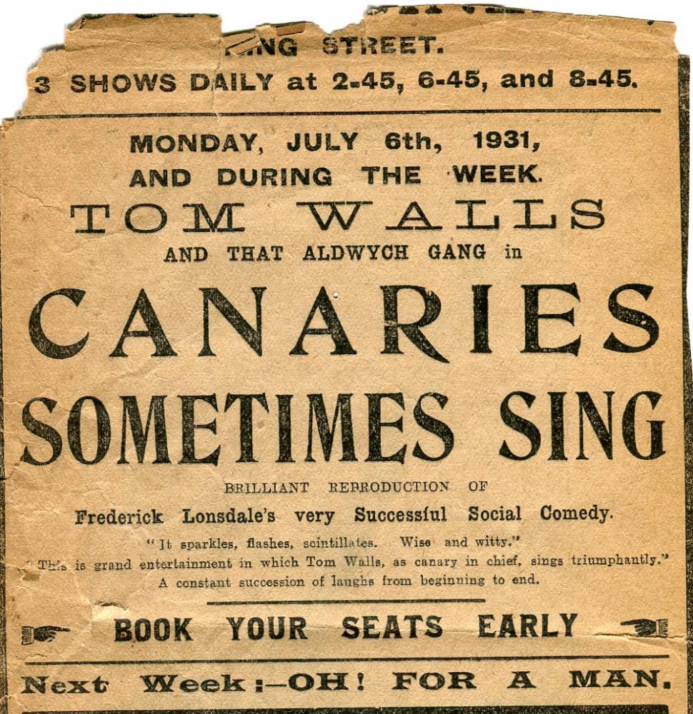 Ad for Wigan Hippodrome