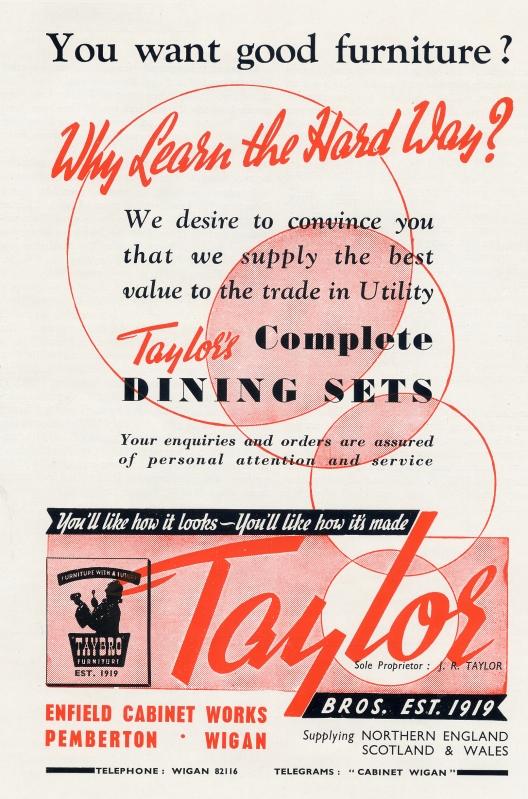 Taylor Bros. Advert Taylor Bros. Advert