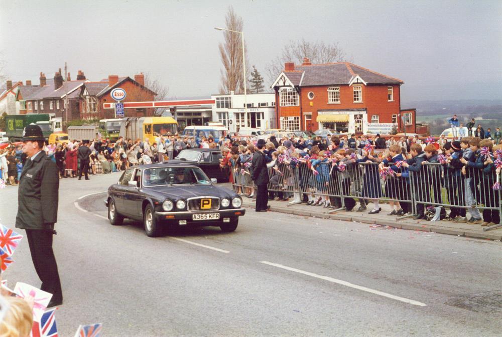 Princess Diana visit, c1982