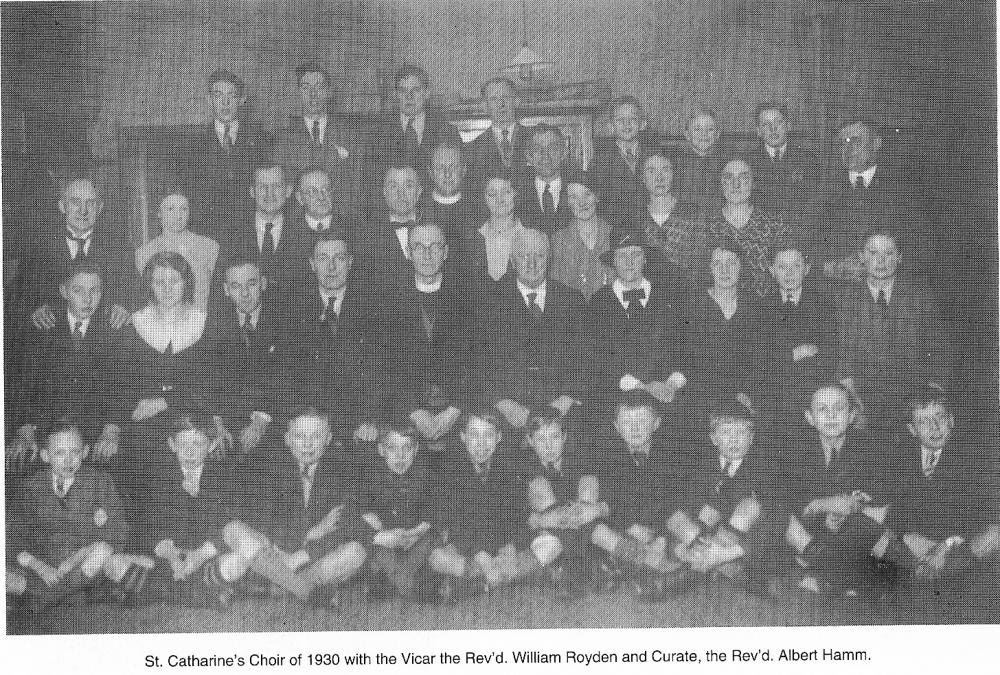 St Catharine's Church Choir 1930 St Catharine's Church Choir 1930