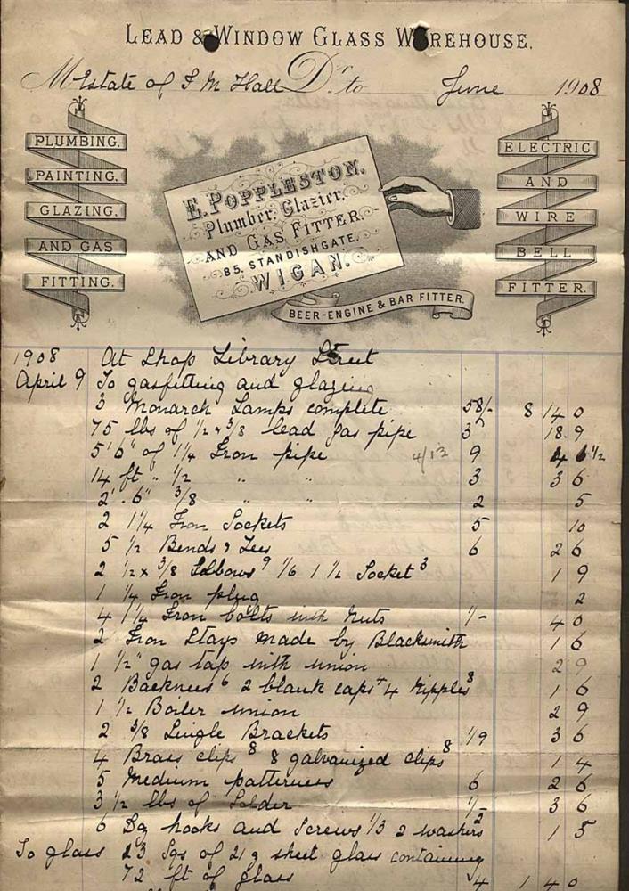 E. POPPLESTON 1908 E. POPPLESTON 1908
