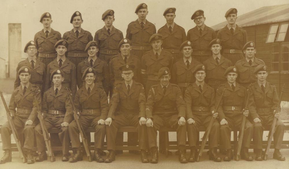 Basic training at Wilmslow  1957