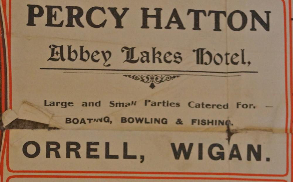 Advert, 1914 - Abbey Lakes Hotel Advert, 1914 - Abbey Lakes Hotel
