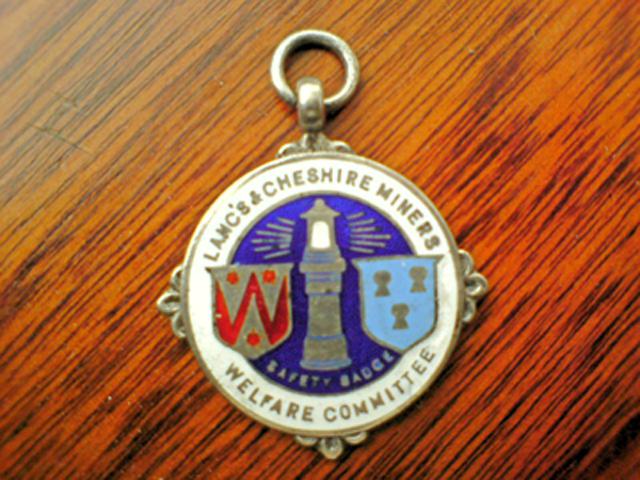Fattorini's, Lancs. and Ches. Miners Welfare Committee, Safety Badge