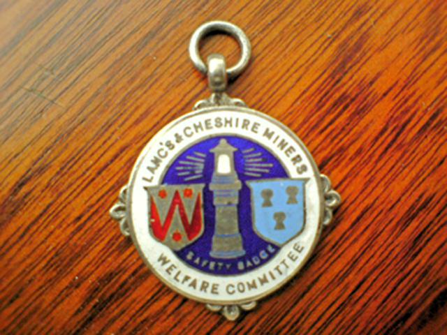 Fattorini's, Lancs. and Ches. Miners Welfare Committee, Safety Badge Fattorini's, Lancs. and Ches. Miners Welfare Committee, Safety Badge