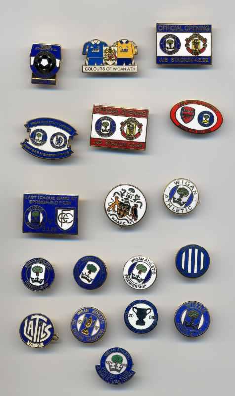 Wigan Athletic badges2 Wigan Athletic badges2