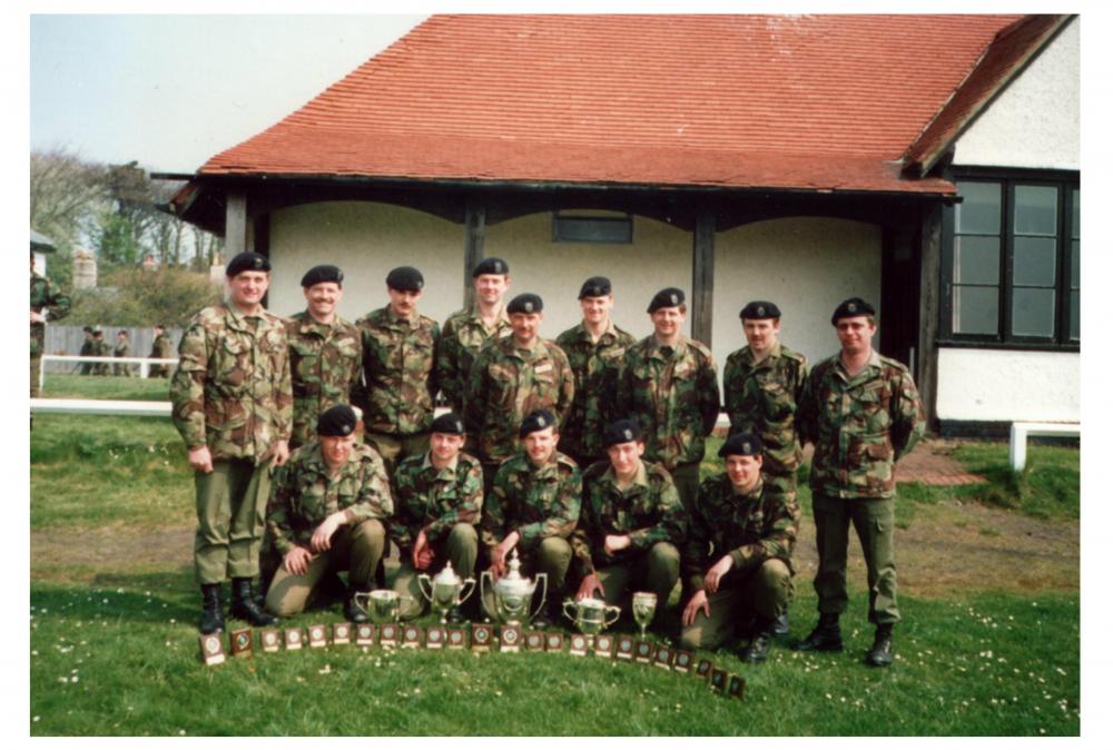 'A' Sqn shooting team