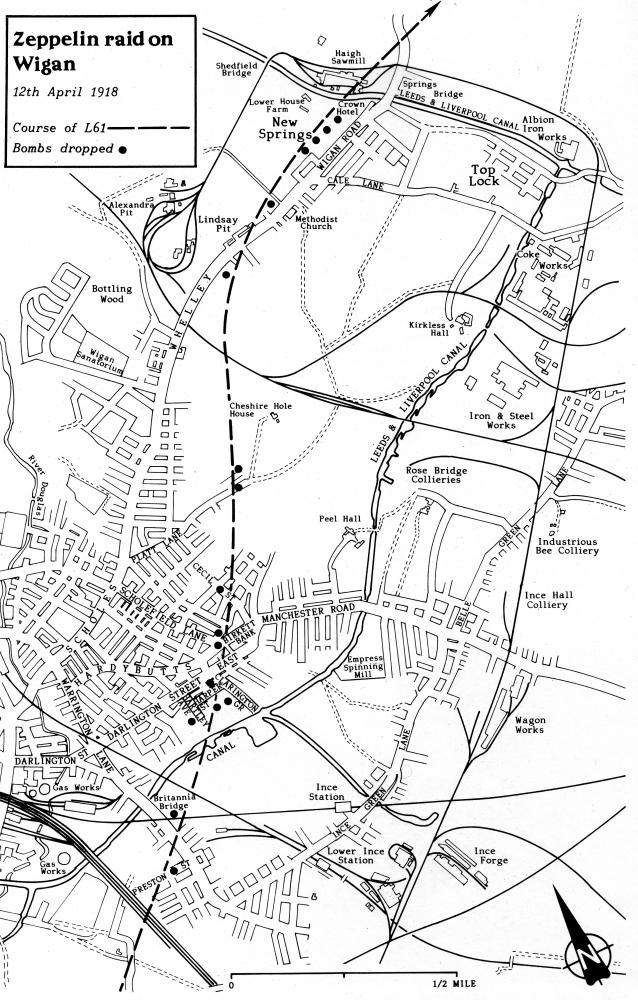 BOMBS ON WIGAN 1918 BOMBS ON WIGAN 1918