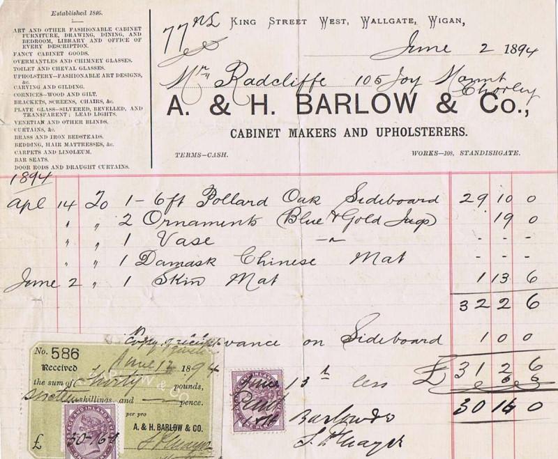 A.H.Barlow 1894 A.H.Barlow 1894