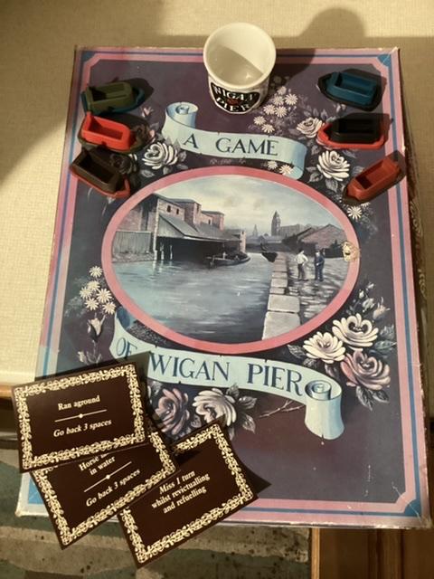 Wigan Pier board game . Wigan Pier board game .