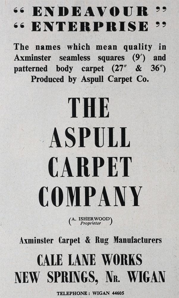 ASPULL CARPET CO. ASPULL CARPET CO.