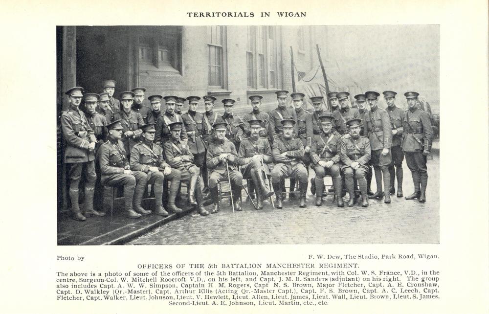 5th Battalion Manchester Regiment (Wigan Territorials) 5th Battalion Manchester Regiment (Wigan Territorials)