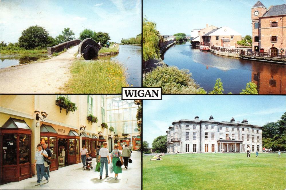 Wigan postcard