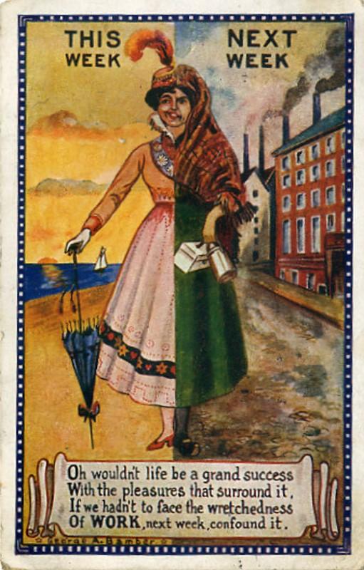 Early 20th Cen. comic card