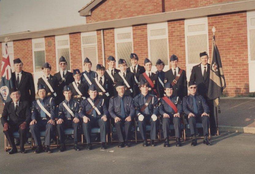 Wigan Battalion receiving Queens Badge.