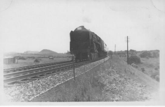 Standard 9F on the Whelley line - 1950s