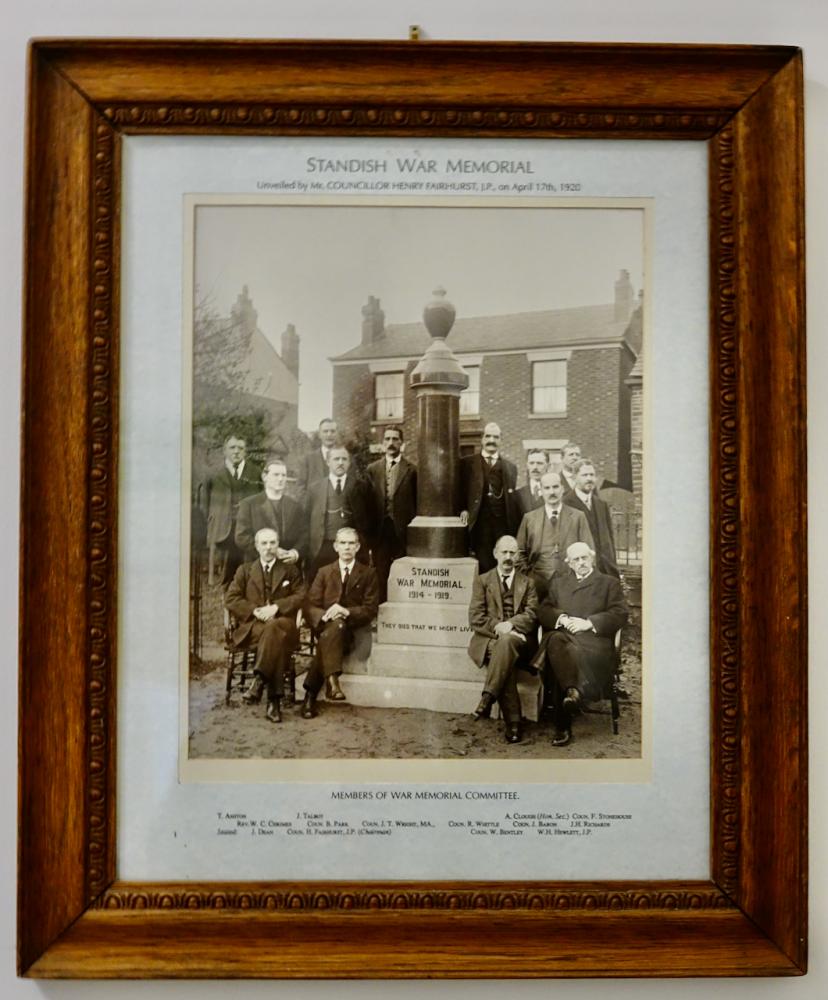 Standish War Memorial Committee 1920 Standish War Memorial Committee 1920