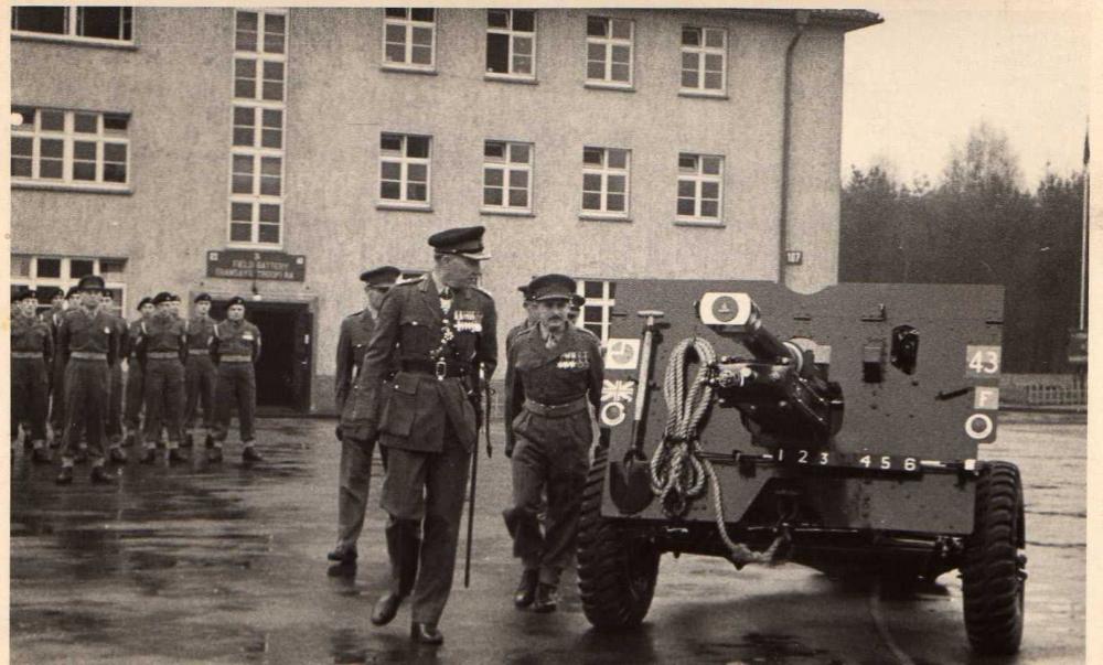 Brigaders inspection 1957 Brigaders inspection 1957