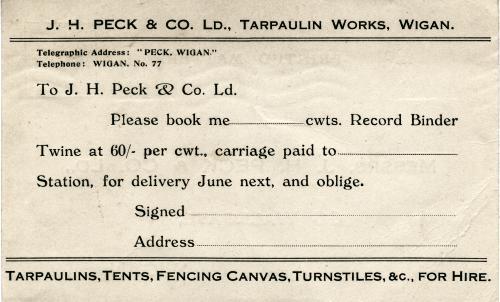 J.H. Peck & Co. Ltd. J.H. Peck & Co. Ltd.
