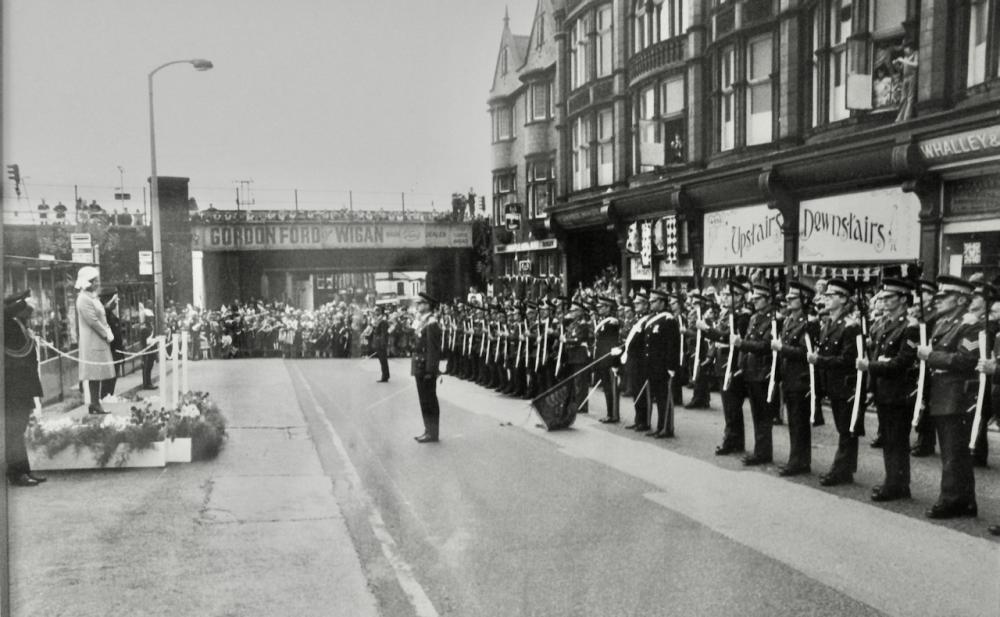 Queen's Silver Jubilee visit to Wigan Queen's Silver Jubilee visit to Wigan