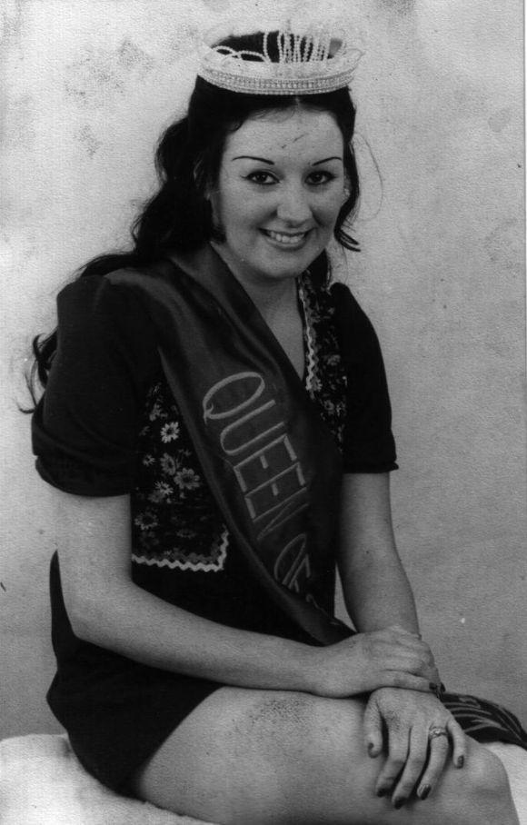 Pat van Vliet (nee Johnson), Queen of Clubs, c1971.