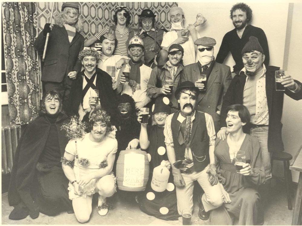 Ball & Boot fancy dress pub crawl, 1980 Ball & Boot fancy dress pub crawl, 1980