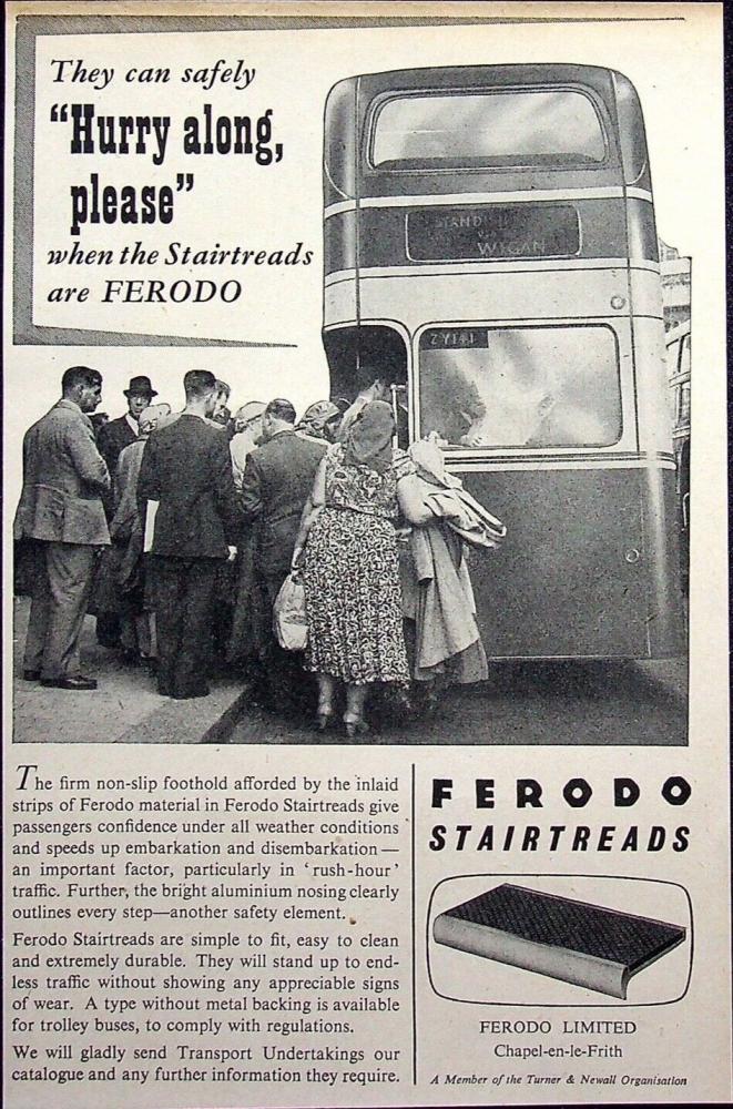 FERODO ADVERT 1952 FERODO ADVERT 1952