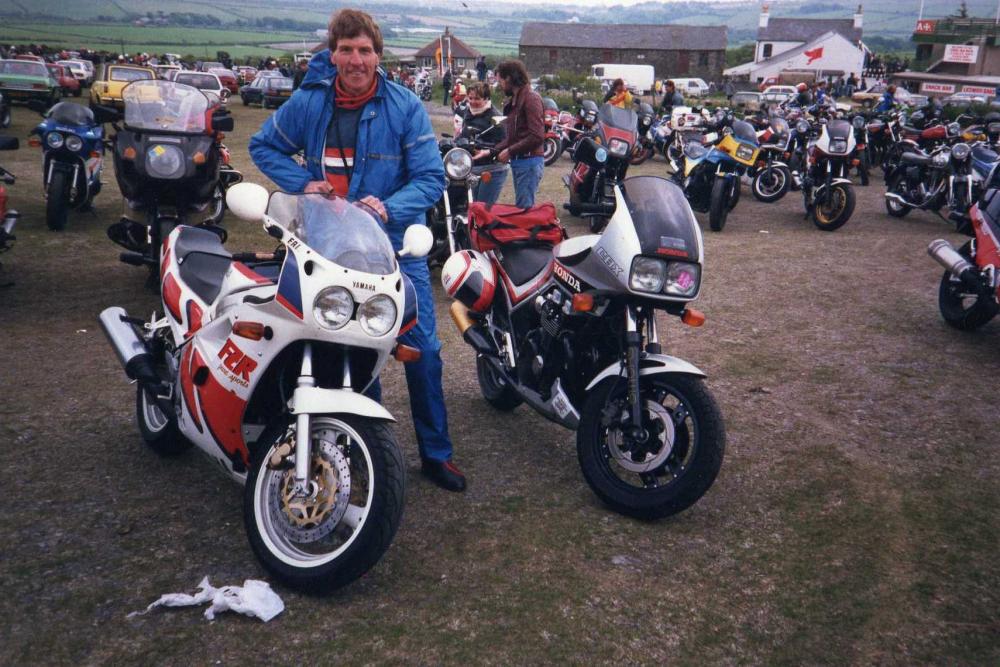 Bri Gore with his FZR Bri Gore with his FZR