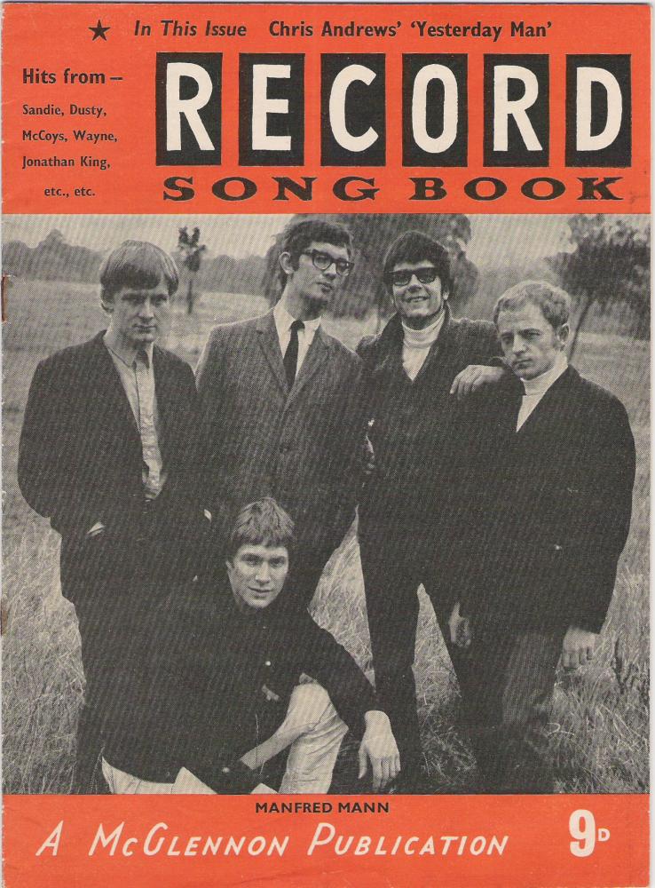 Record Song Book from the 1960s. Record Song Book from the 1960s.