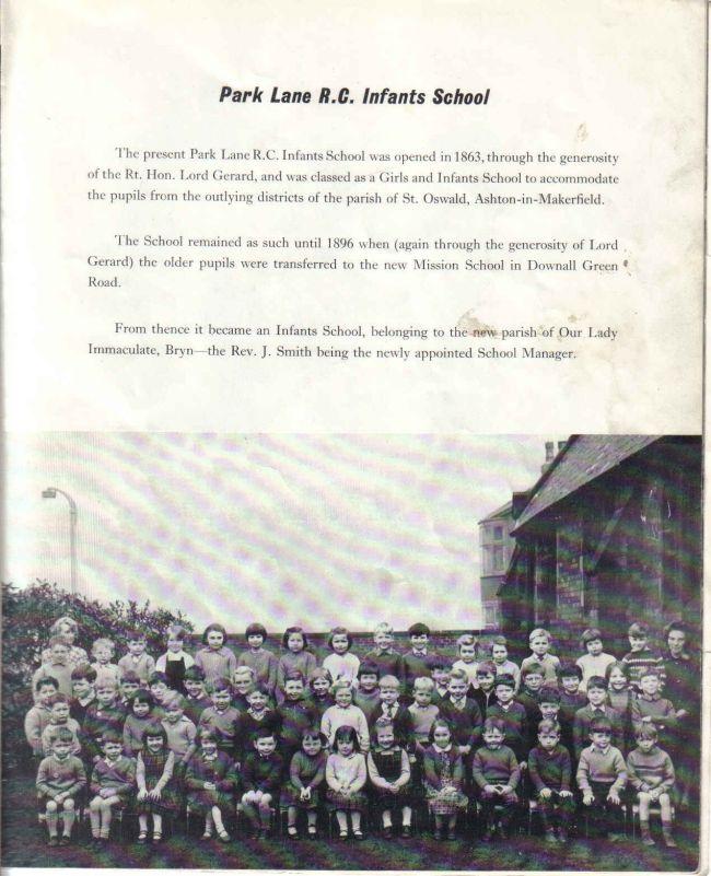 Park Lane R.C. Infants School.
