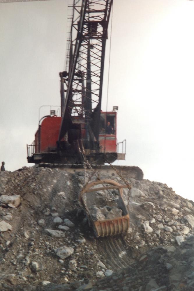 Opencast operation. Opencast operation.