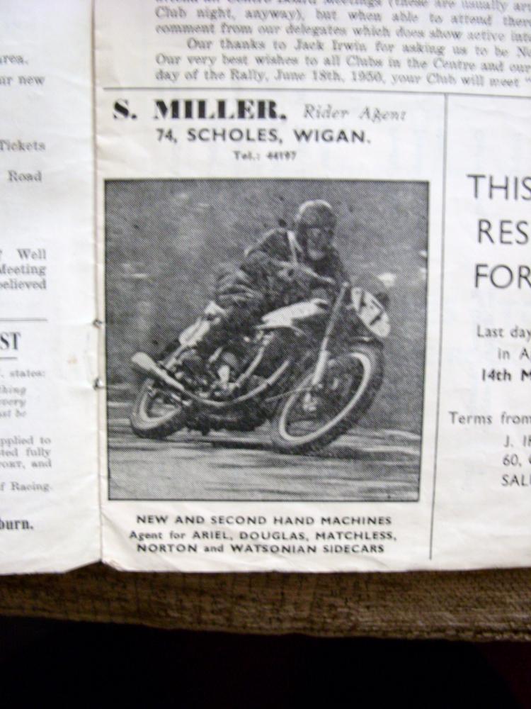A Wigan Paper ad' re Millers A Wigan Paper ad' re Millers