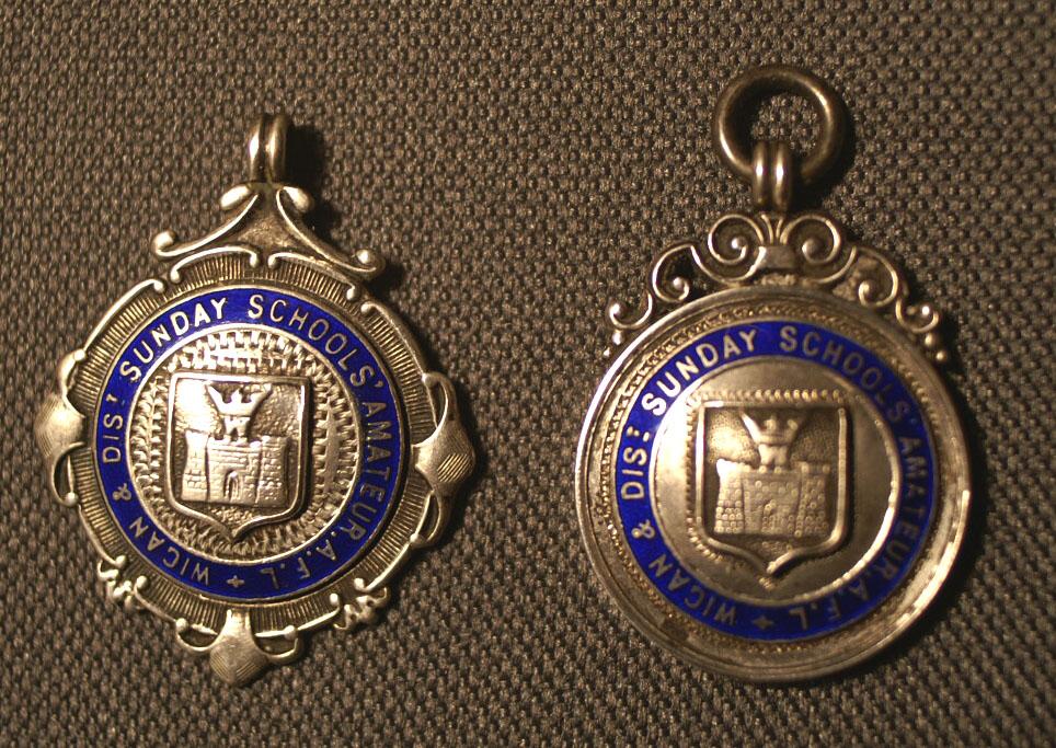 Silver Medals - Wigan & District Sunday Schools League Silver Medals - Wigan & District Sunday Schools League
