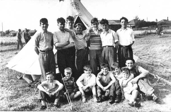 Highfield Boys Brigade, c1954. Highfield Boys Brigade, c1954.
