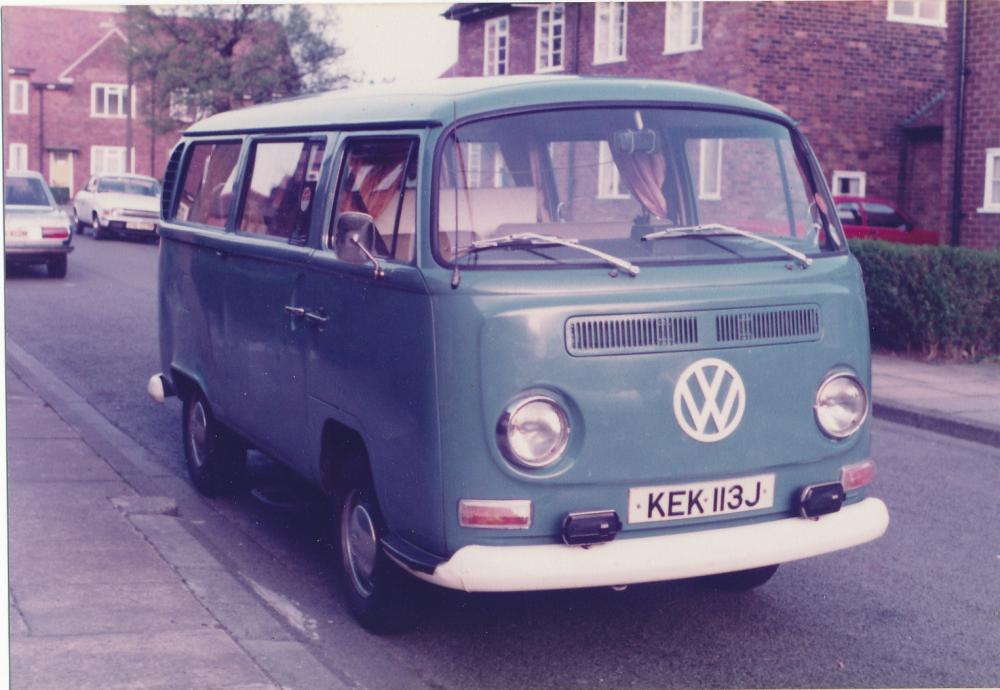V W Camper - sliding door on each side V W Camper - sliding door on each side