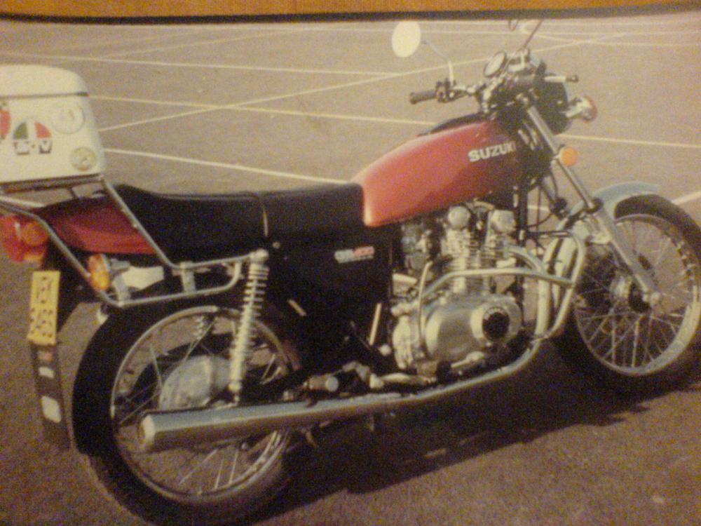 my brand new suzuki GS400 in 1978 my brand new suzuki GS400 in 1978