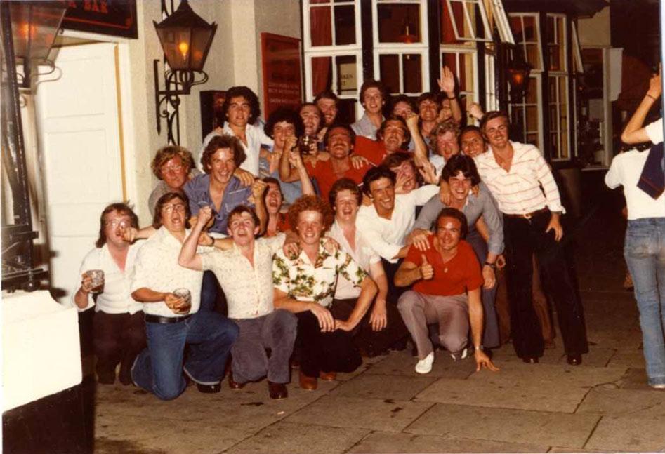 Wigan lads on holiday late 70s