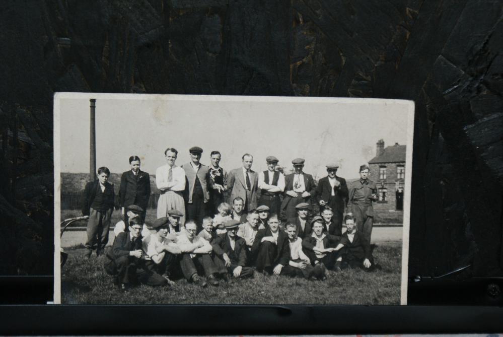 MEN ON BICKERSHAW PARK MEN ON BICKERSHAW PARK