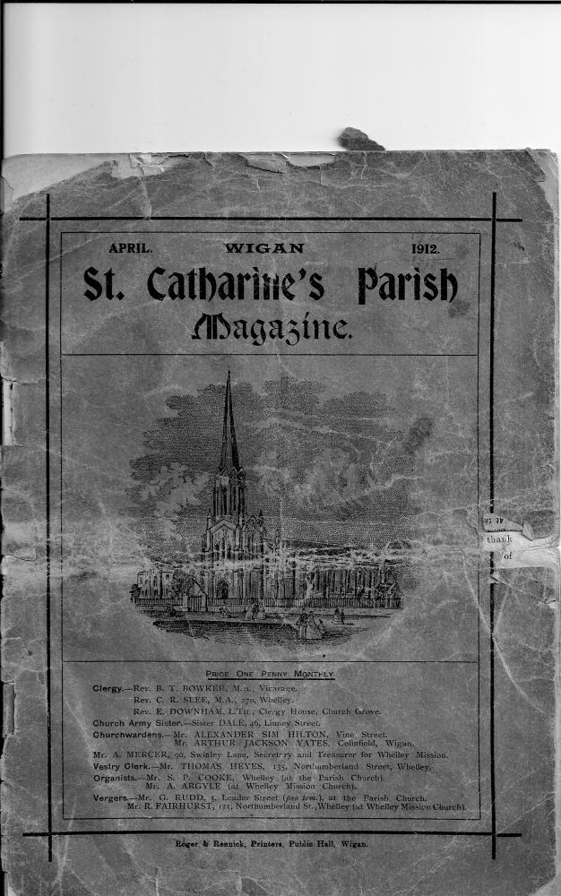 St Catharine's Church Parish Magazine April 1912 St Catharine's Church Parish Magazine April 1912